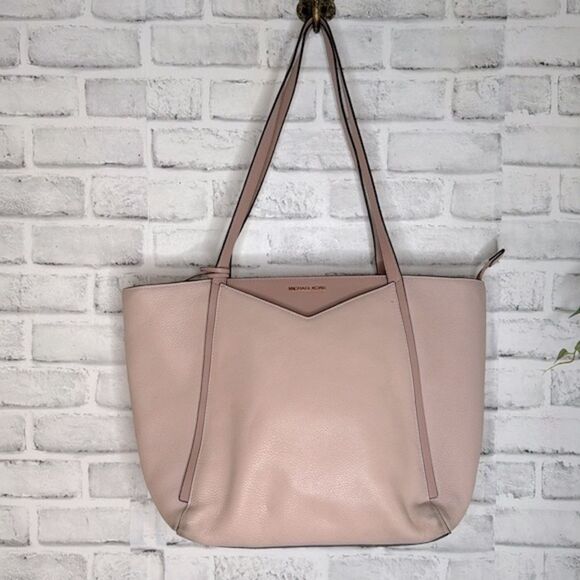 Michael Kors Whitney Large Leather Tote Bag Purse - Picture 1 of 12